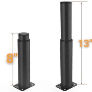 200mm metallic adjustable legs