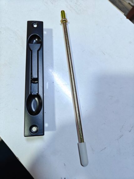 Aluminium flush bolt with rod