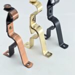 Small Double curtain brackets