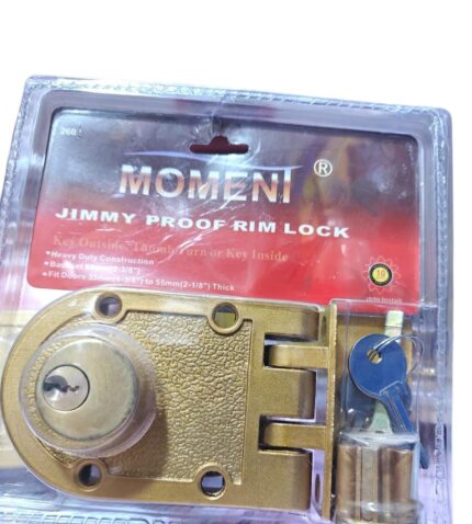 Heavy duty moment rim lock