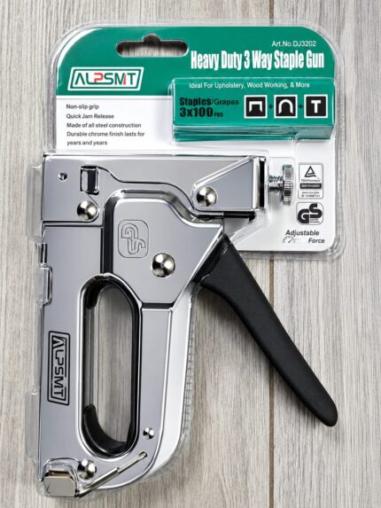 Heavy duty 3 way staple gun