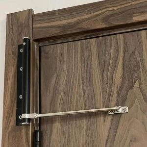 Automatic door closer hinge