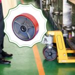 200x50mm Pallet Jack Steer Wheel Caster - Image 2