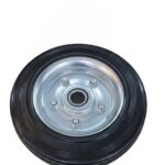 Rubber trolley wheels with bearing 5'