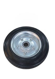 Rubber trolley wheels with bearing 5'