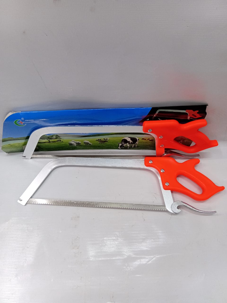Hand meat saw orange Hand meat saw orange