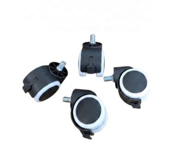 2' pvc screw type castor wheel