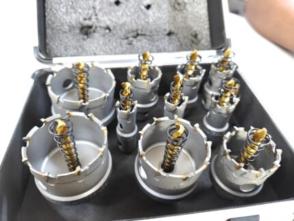 10 pc metal hole saw set