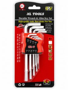 9-Piece Allen Key Set – Hex Wrench Set