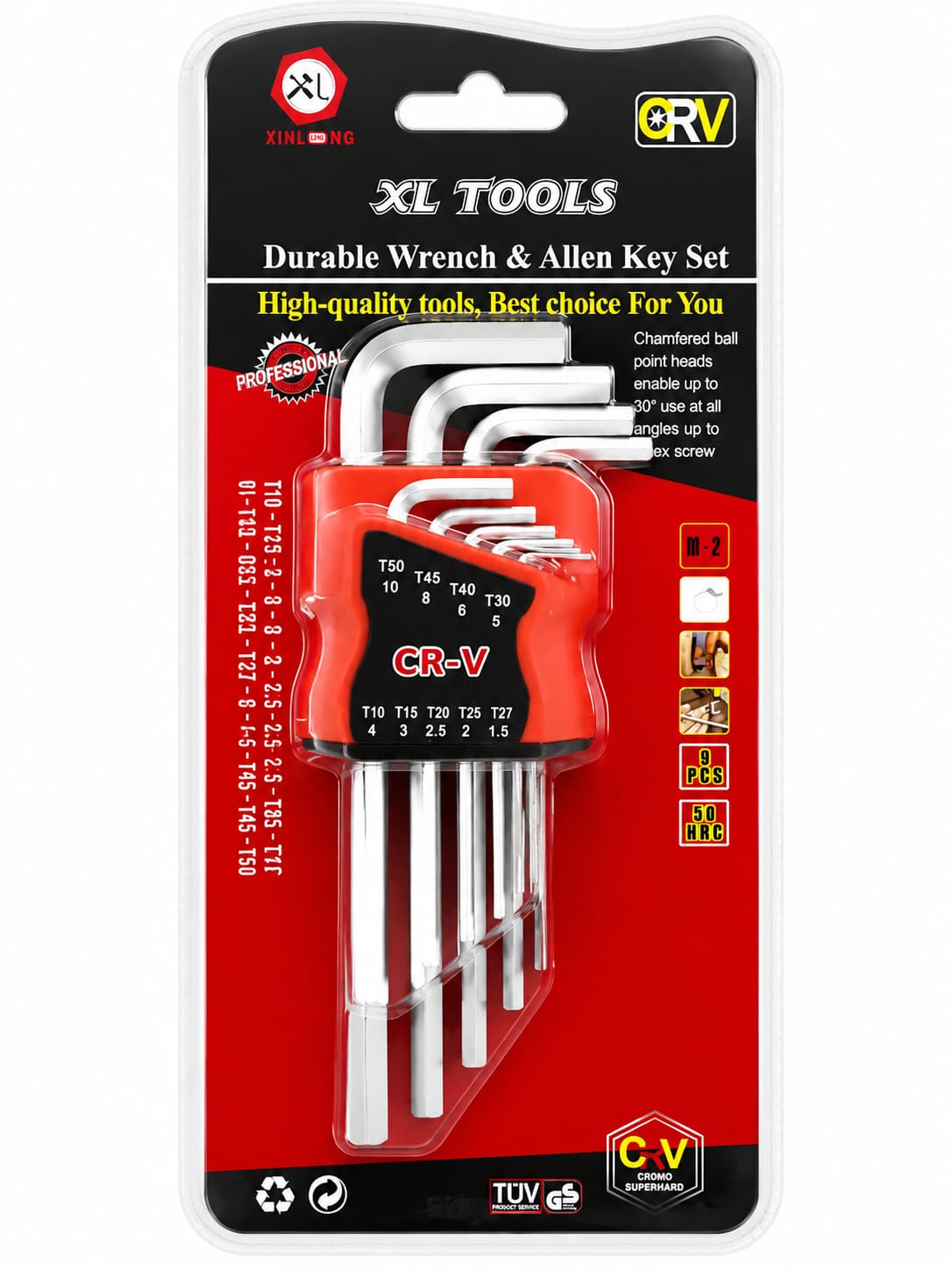 9-Piece Allen Key Set – Hex Wrench Set 9-Piece Allen Key Set – Hex Wrench Set