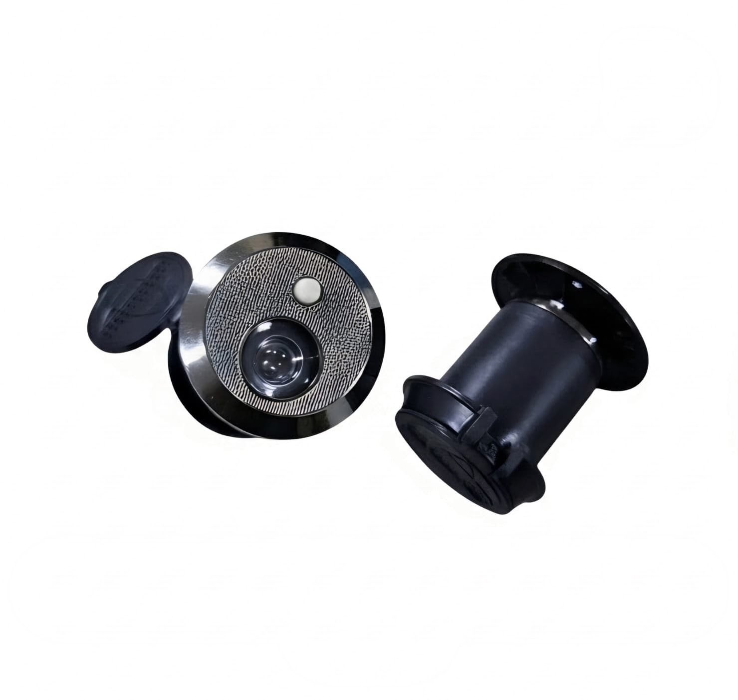Door viewer with bell Door viewer with bell