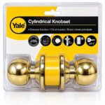 Yale knob set Gold