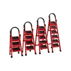 6 step steel folding ladder