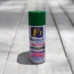 Green spray paint 450m