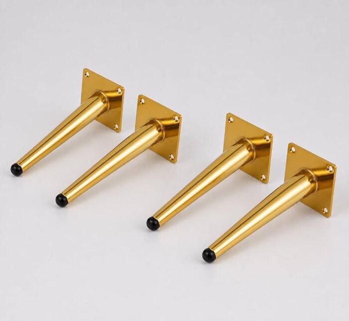 12 cm Gold carrot furniture legs - Image 4