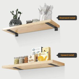 L-Shaped Heavy Duty Shelf Brackets