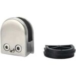 304 stainless glass clamp