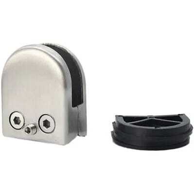 304 stainless glass clamp